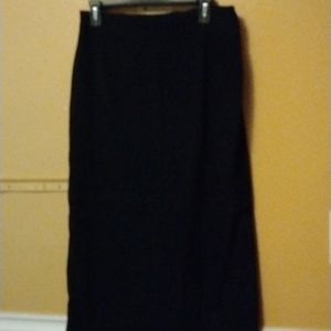 Velvet look skirt